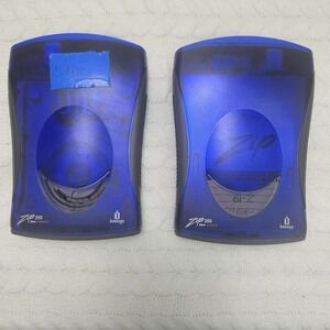 Iomega Zip 250 USB Powered External Drive Lot Of 2 Untested With 1 Disk - Read